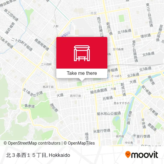 北３条西１５丁目 map