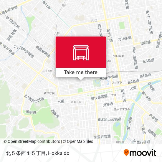 北５条西１５丁目 map