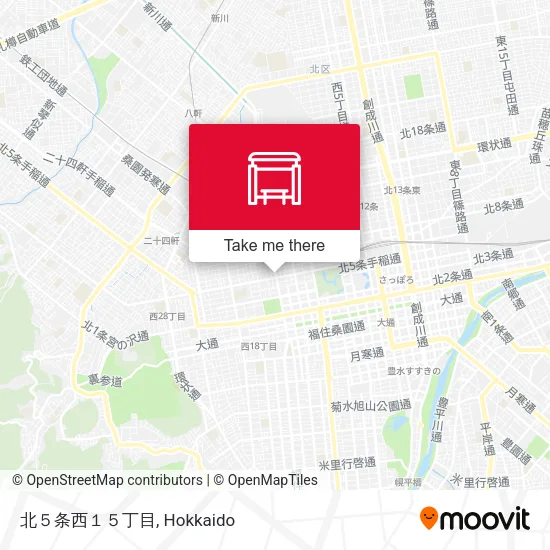 北５条西１５丁目 map