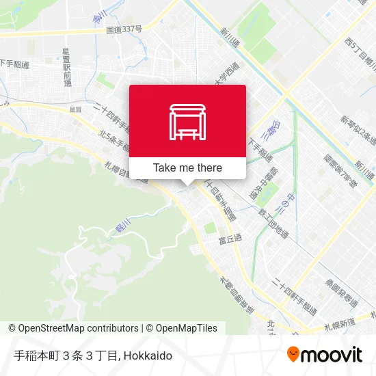 手稲本町３条３丁目 map
