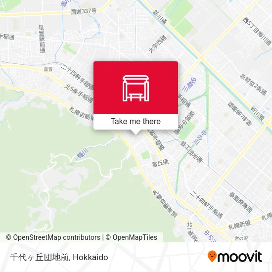 千代ヶ丘団地前 map