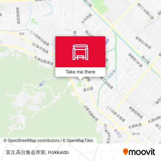 富丘高台集会所前 map
