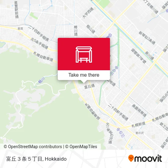 富丘３条５丁目 map