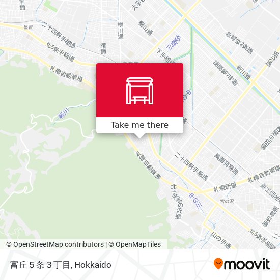 富丘５条３丁目 map