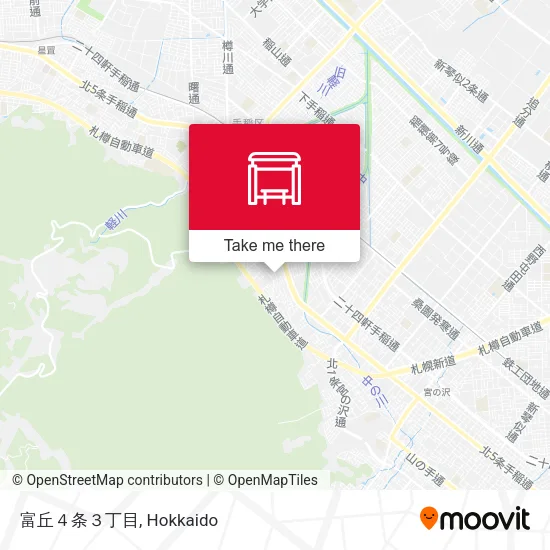 富丘４条３丁目 map