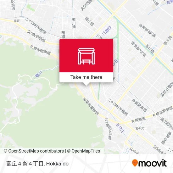 富丘４条４丁目 map