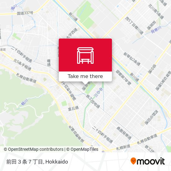 前田３条７丁目 map