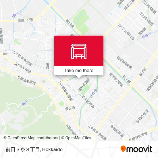 前田３条８丁目 map