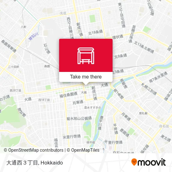 大通西３丁目 map