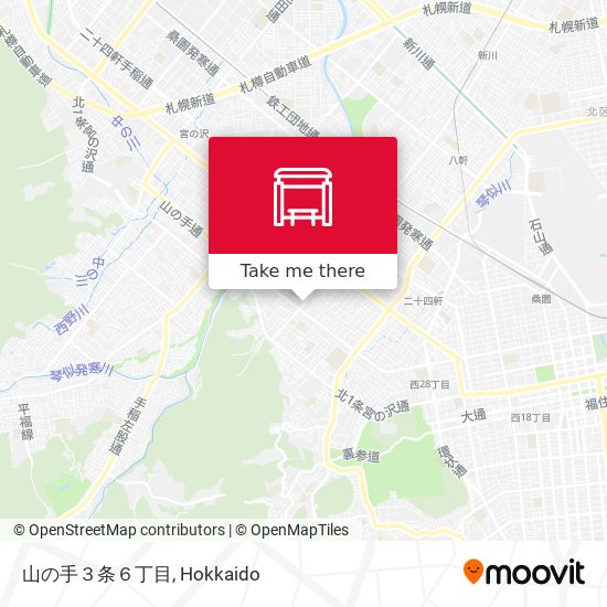 山の手３条６丁目 map