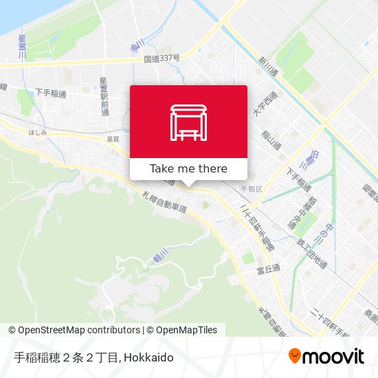 手稲稲穂２条２丁目 map