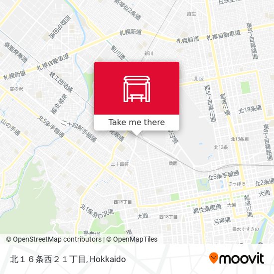 北１６条西２１丁目 map