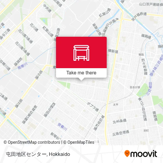 屯田地区センター map