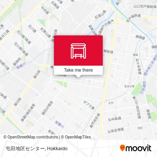 屯田地区センター map