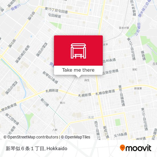 新琴似６条１丁目 map