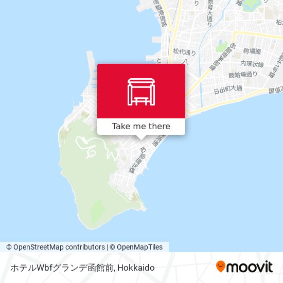 ホテルWbfグランデ函館前 map