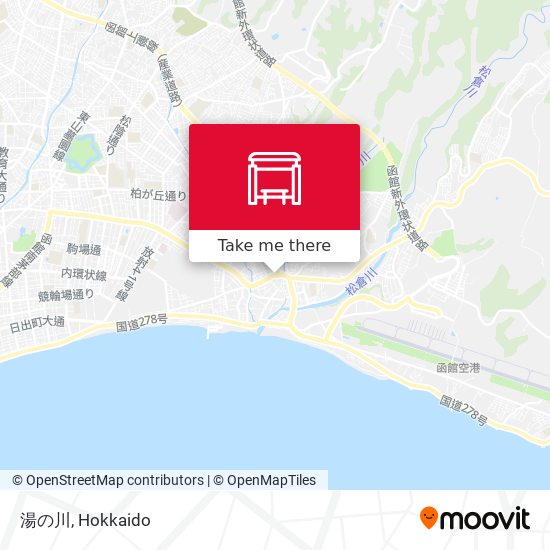 湯の川 map