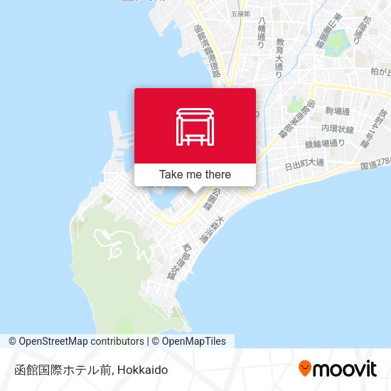 函館国際ホテル前 map