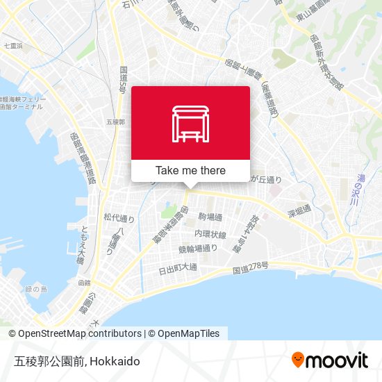 五稜郭公園前 map