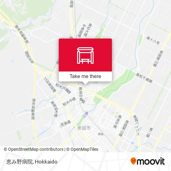 恵み野病院 map
