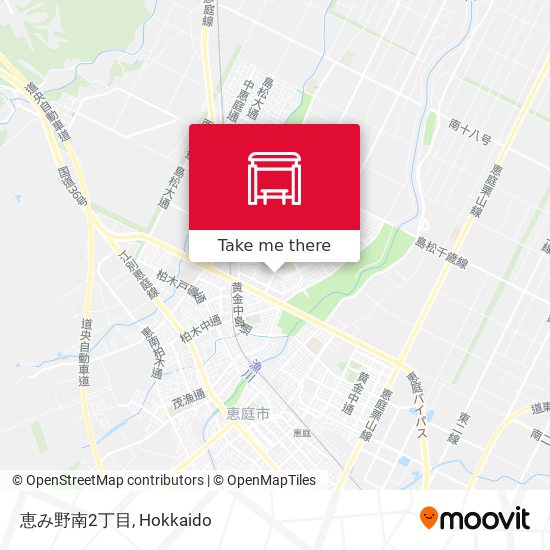 恵み野南2丁目 map