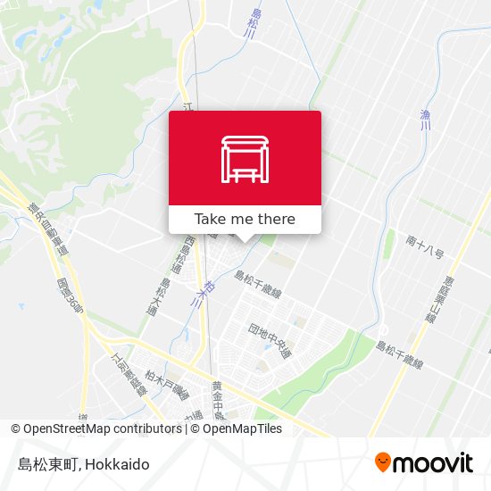 島松東町 map