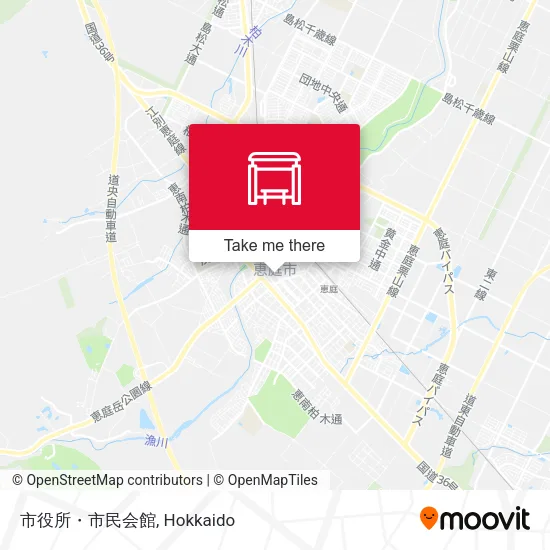 市役所・市民会館 map