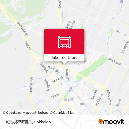 Jr恵み野駅西口 map