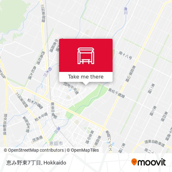 恵み野東7丁目 map