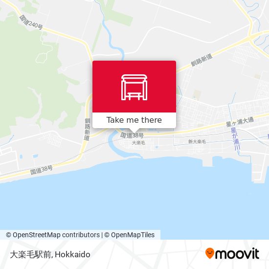 大楽毛駅前 map