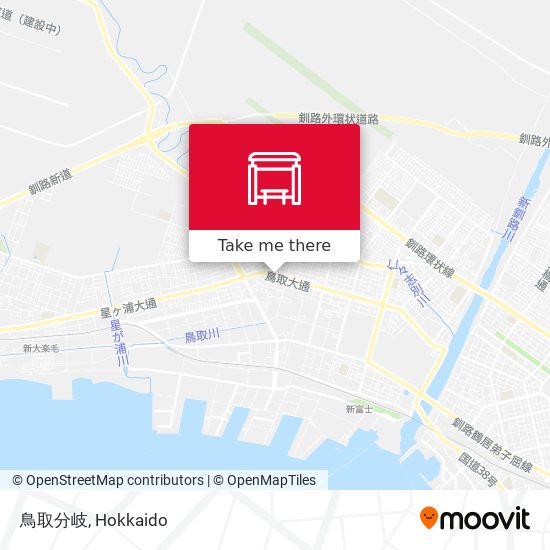 鳥取分岐 map