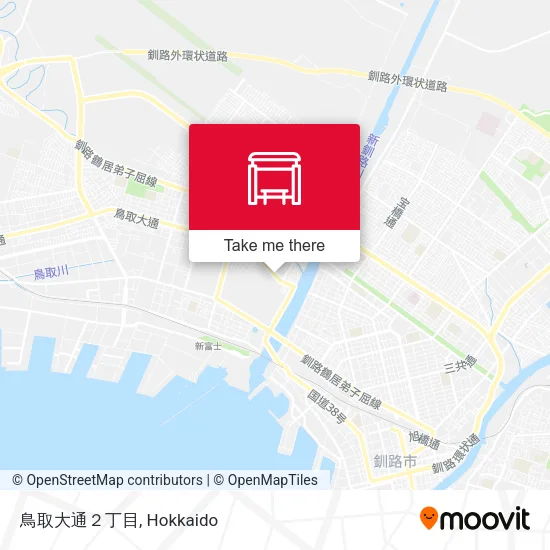 Tottori Odori 2-chome map