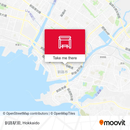 釧路駅前 map
