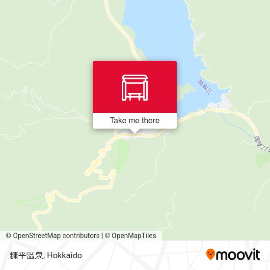糠平温泉 map
