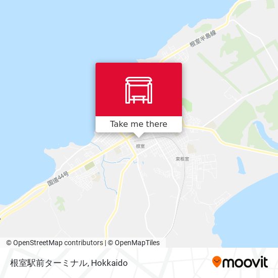 根室駅前ターミナル map