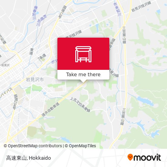 高速東山 map