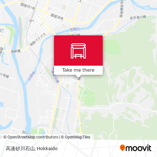 高速砂川石山 map