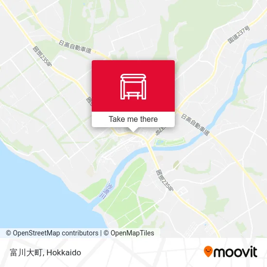 富川大町 map