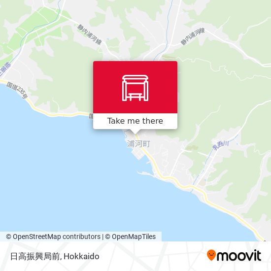 日高振興局前 map