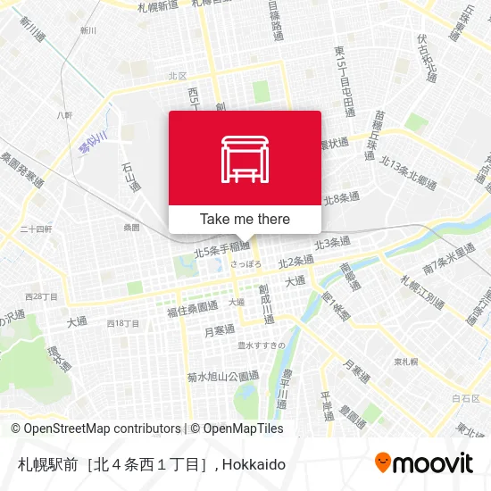 札幌駅前［北４条西１丁目］ map