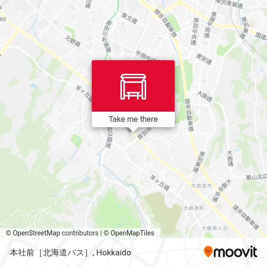 本社前［北海道バス］ map