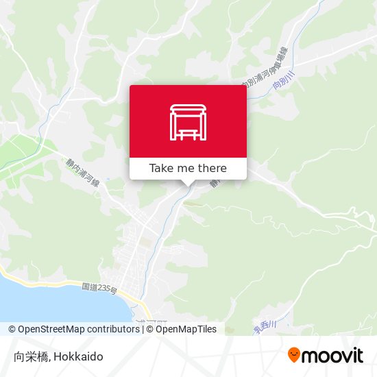 向栄橋 map
