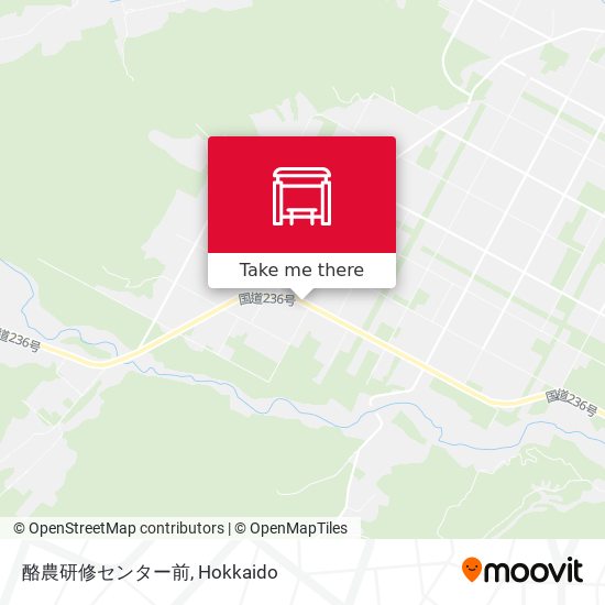 酪農研修センター前 map