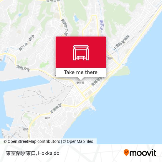 東室蘭駅東口 map