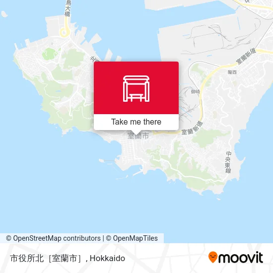 City Hall North [Muroran] map