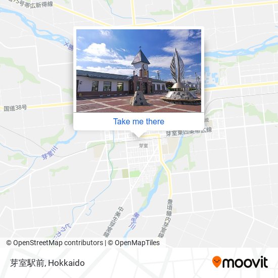 芽室駅前 map