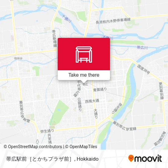 Obihiro Station (Tokachi Plaza) map