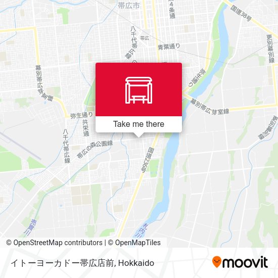 イトーヨーカドー帯広店前 map