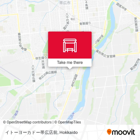 イトーヨーカドー帯広店前 map