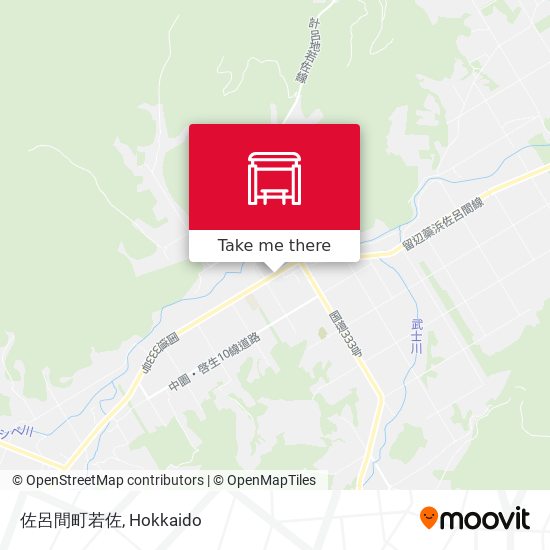 佐呂間町若佐 map